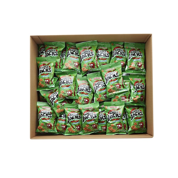Kelloggs Kellogg's Apple Jacks Reduced Sugar Cereal 1 oz. Bag, PK96 3800011469 - main